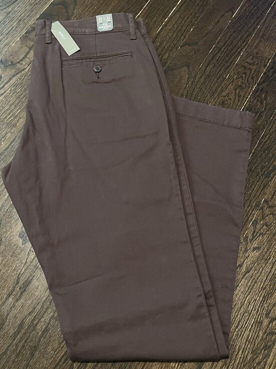 J.CREW Other - NWT J.Crew 770 Straight Fit Core Stretch Chino Pants Mens Sz 32 X 34 Deep Purple
